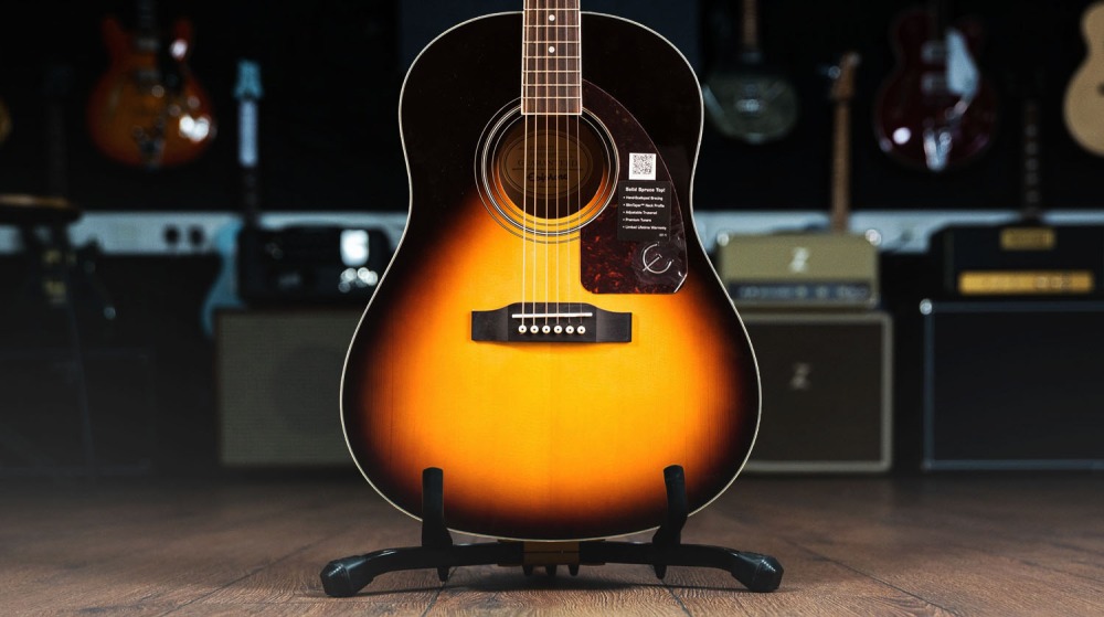 Epiphone AJ-220S Review - A Great Sounding Starter Guitar 